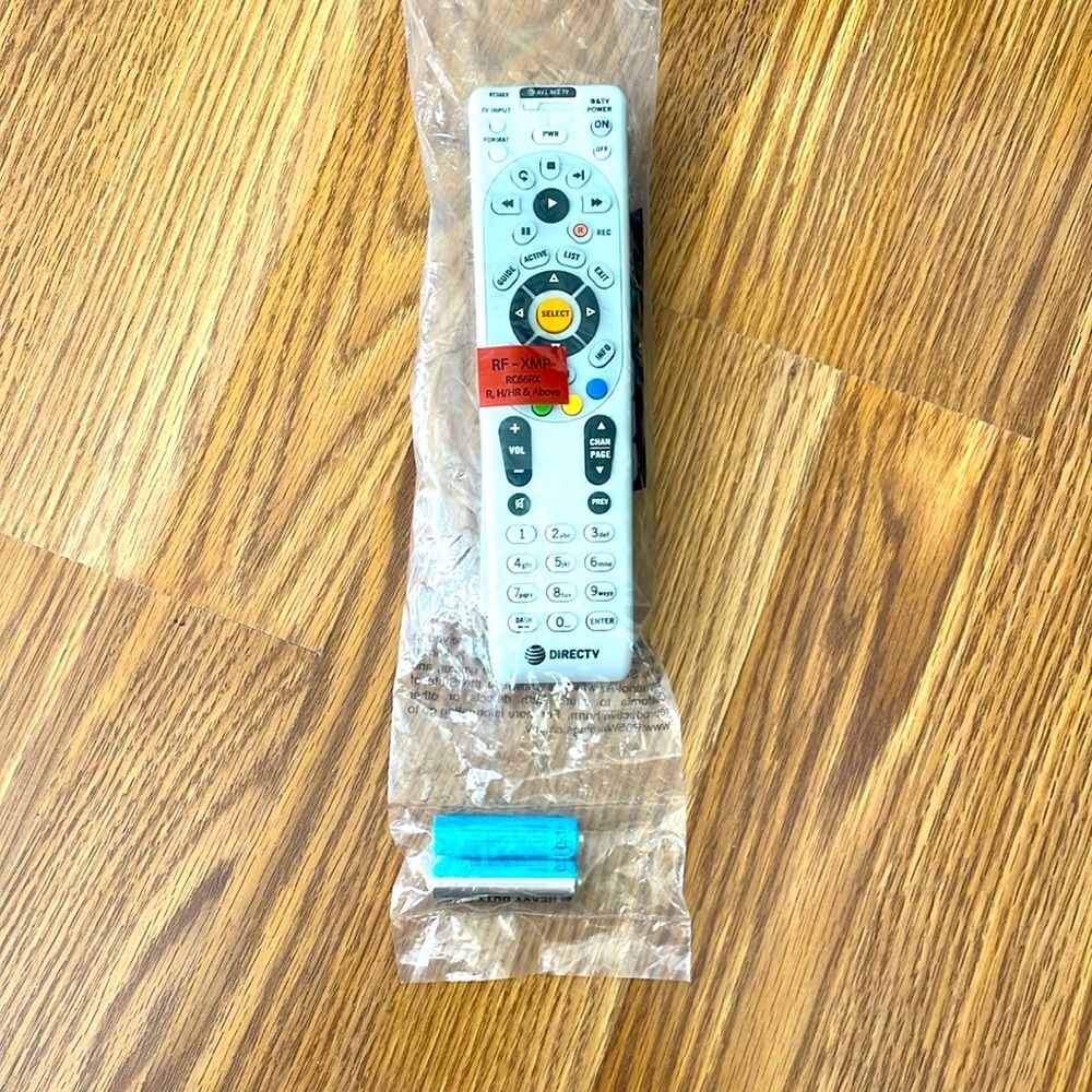 Brand New OEM Direct TV Universalโ Remote Control RF-XMP RC66RX R,H/HR & Above